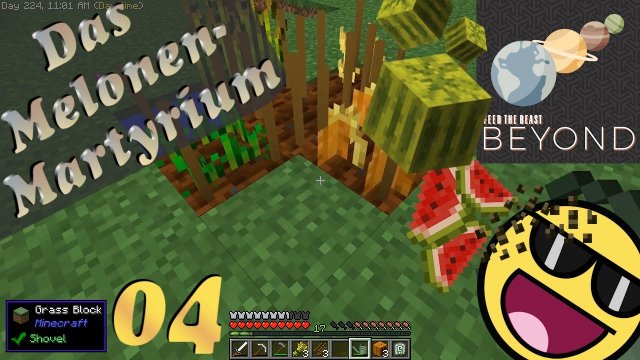 Let's play Minecraft FTB Beyond [E04] Das Melonen-Martyrium von 2017! [German/Deutsch]