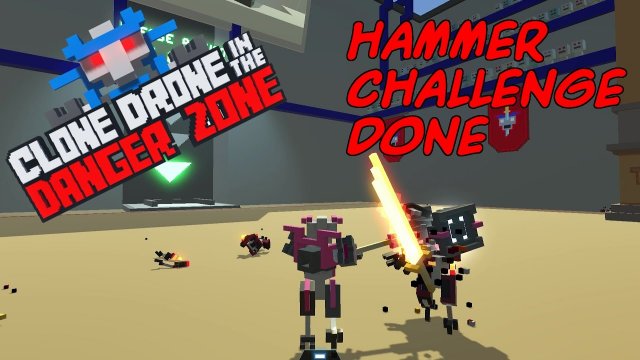 Auf die Größe des Hammers kommt es an ★ Clone Drone in the Danger Zone Gameplay Deutsch