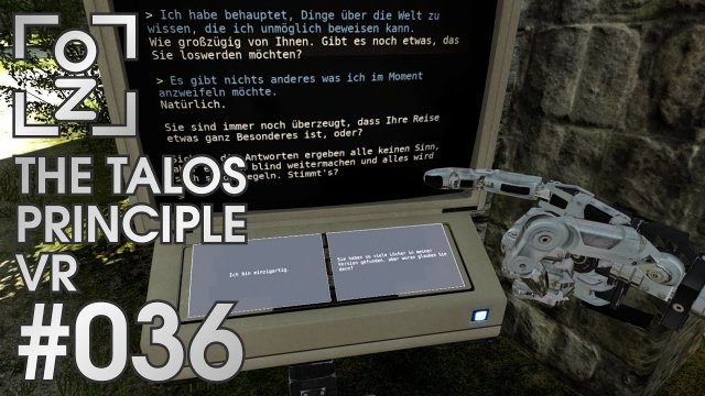 Von nun an rede ICH! • The Talos Principle VR #036 • OchiZockt [Let's Play] [Deutsch]