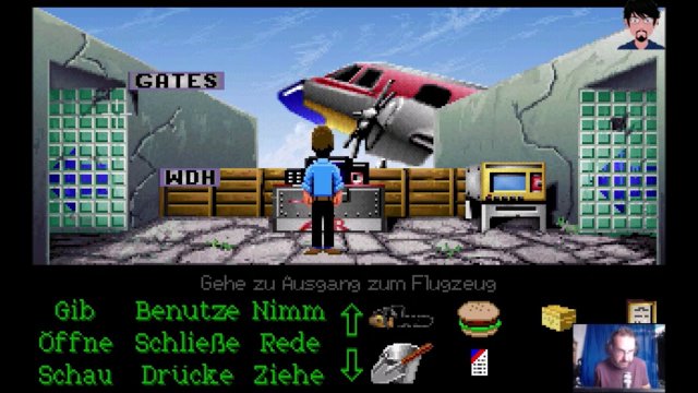 Let's Play "Die neuen Abenteuer des Zak McKracken" - 003 U-Boot - #adventure #ZakMcKracken