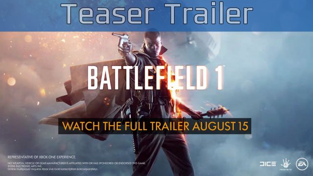 Battlefield 1 - August Trailer Teaser [HD]