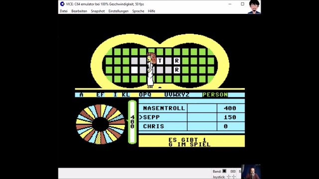 Let's play "Glücksrad" C64