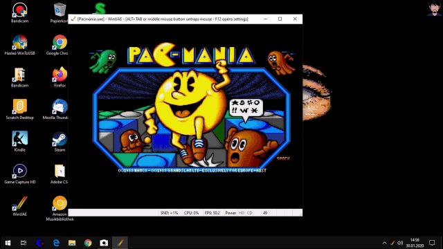 Pac-Mania = Vergleich C64 & AMIGA 500 | #pacman