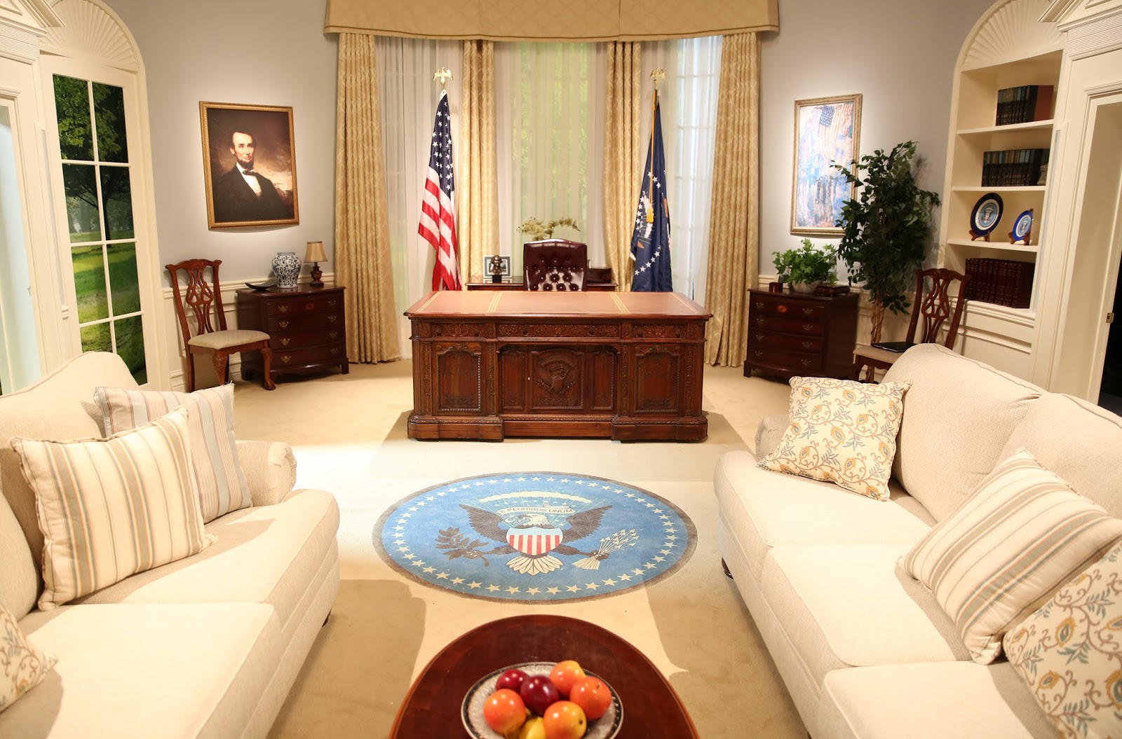 YouTube Spaces USA Weiße Haus und Oval Office Setting